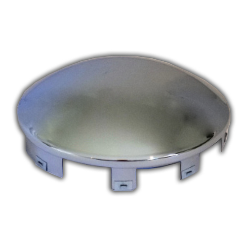 8 5/8 Inch Chrome Hub Cap Driver Side (Deep Version) Iveco Acco Twin Steer