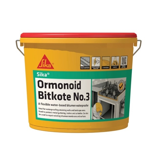 Ormonoid 4L Water Based Bitkote No.3 Waterproof Compound