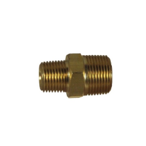 Brass Fitting No 73 1/2 X 3/8 Reducing Nipple