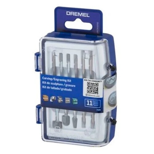 Dremel 11 Piece Carving and Engraving Micro Accessory Kit (729)