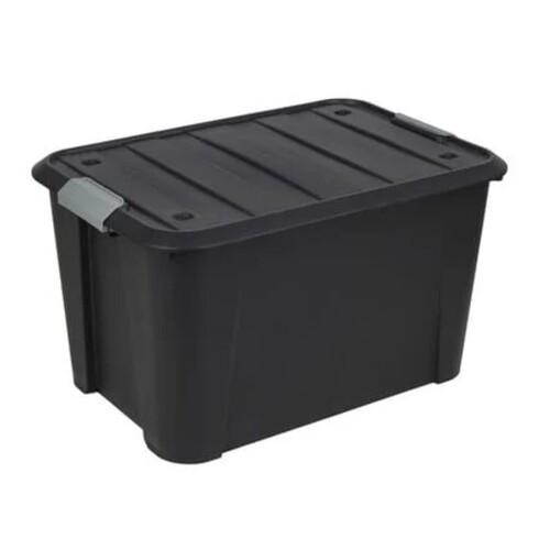 Storage Container All Set ++ 50L Black Without Wheels