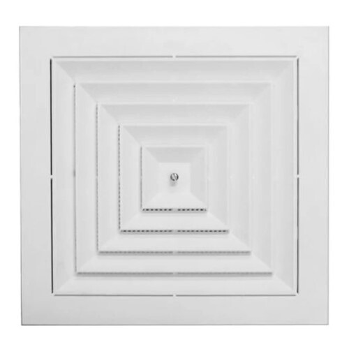 Vent Ceiling Plastic Haron  350x250mm SQU WHT 350W