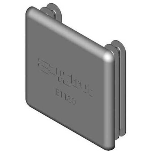 E1180P E1180 Channel End Cap Grey PL