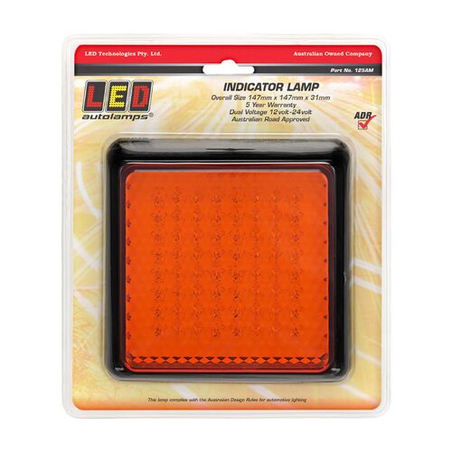 Lamp Indicator 64 Leds 145Mm X 145Mm Bracket 30Cm Wire