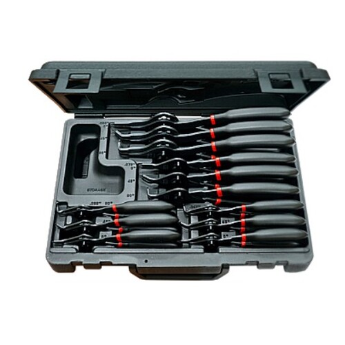 No.127 - 12Pc. Quick Change Int/Ext Circlip Plier Set