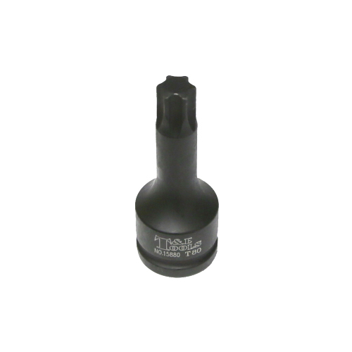 No.15880 - T80 3/4" Drive Torx-r Impact Sockets 105mm Length