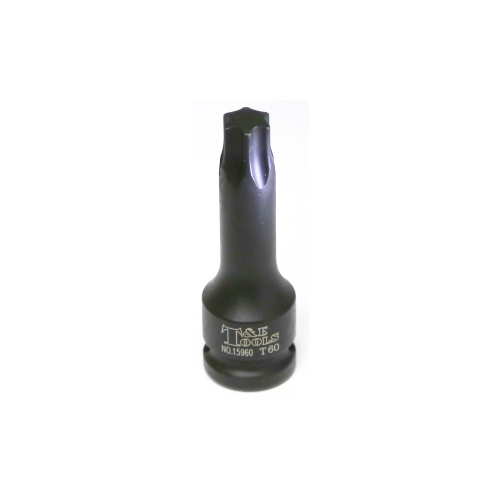 No.15960 - T60 1/2" Drive Torx-r Impact Sockets 78mm Length