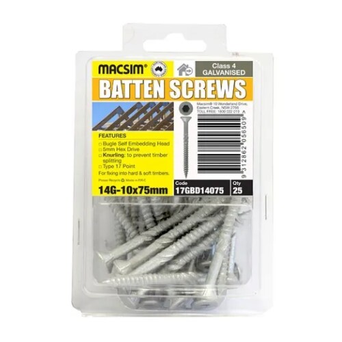 Macsim 8G x 13 mm Stitch Button Screws - Jar 350