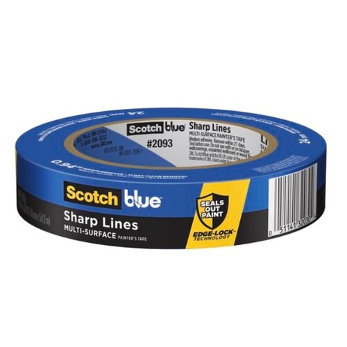 ScotchBlue 24mm x 55m Sharp Lines Multi-Surface Painter’s Masking Tape - 24mm