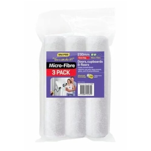 Roller Cover Unipro 3pk 230mm Microfibre Rollers