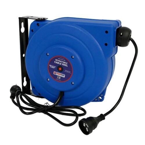 Retractable 10amp Cable Reel 15m