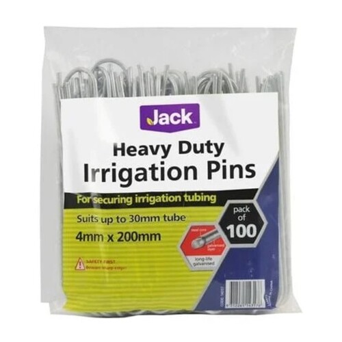 Jack 20cm Heavy Duty Irrigation Pin - 100 Pack