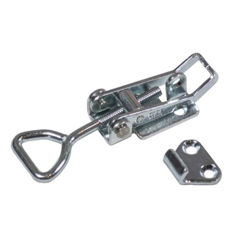 Goliath 120mm Zinc Plated Steel Over Centre Fastener With Keeper