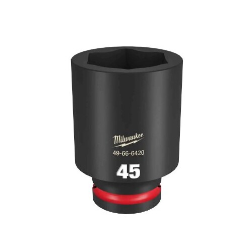 Milwaukee Shockwave 3/4 inch Drive 45Mm Deep 6 Point Impact Socket 49666420