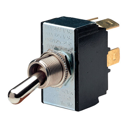 Narva Heavy Duty Toggle Switch Off/On DPST (Contacts Rated 25A  12V) BL Pk 1