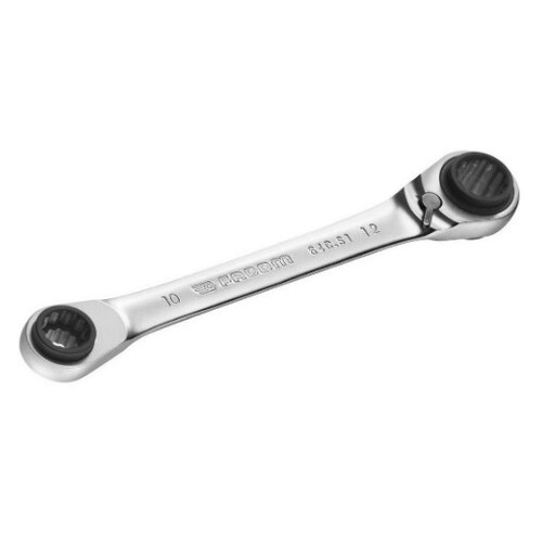 Facom Ratchet Spanner, 16 x 17mm, Metric, Double Ended, 230 mm Overall