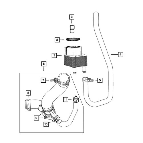 Hose Radiator Outlet