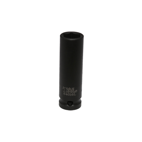 No.84016L - 16mm x 1/2" Deep 6 Point Impact Socket