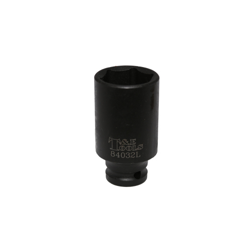 No.84032L - 32mm x 1/2" Deep 6 Point Impact Socket