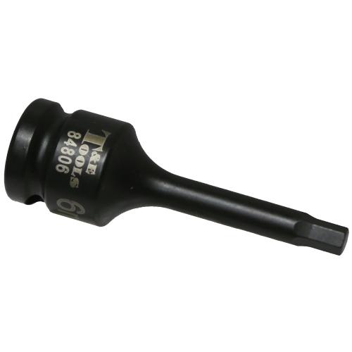 No.84806 - 6mm Metric In-Hex Impact Socket 1/2" Drive x 78mm Length