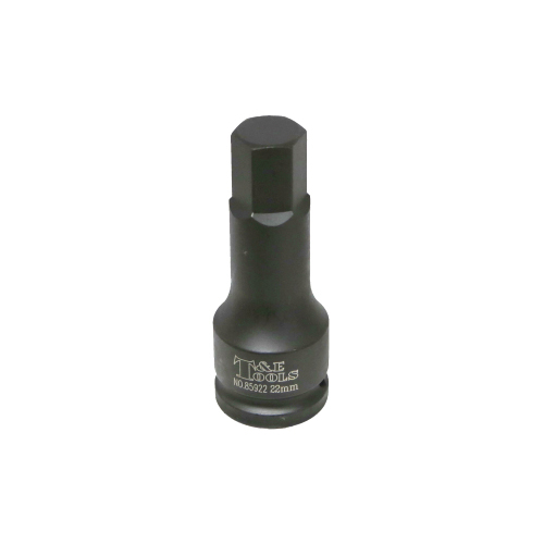 No.85922 - 22mm x 3/4" Square In-Hex Impact Socket