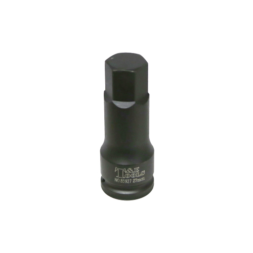 No.85927 - 27mm x 3/4" Square In-Hex Impact Socket