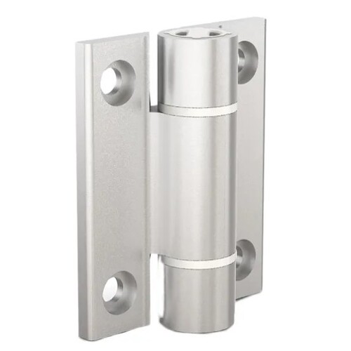 Pinet Aluminium Spring Hinge, Screw Fixing 67mm x 55mm x 4.5mm