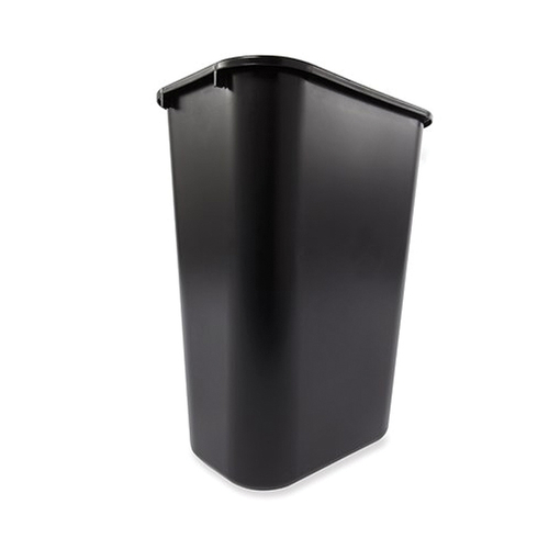 Rubbermaid Rubbish Bin No Symbol Black, 39L, 279mm (W) x 505mm (H) x 387mm (L)