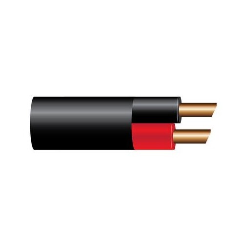 4mm Twin Core Cable Red Black With Black Sheath 30M