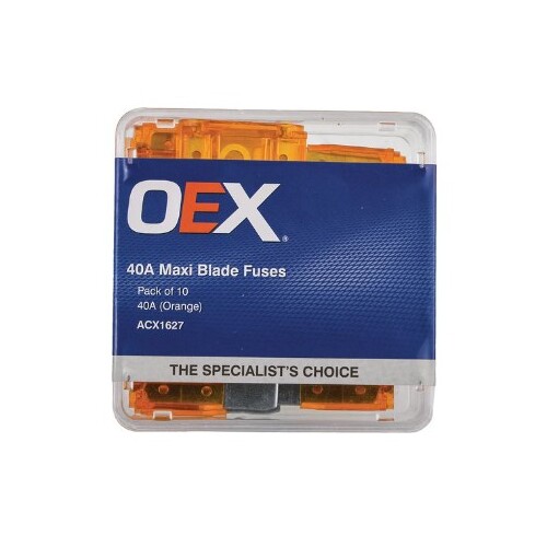 ACX1627 - OEX Maxi Blade Fuse, 40A Orange - Pack of 10