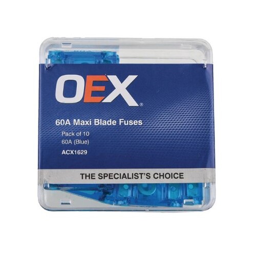 ACX1629 - OEX Maxi Blade Fuse, 60A Blue - Pack of 10