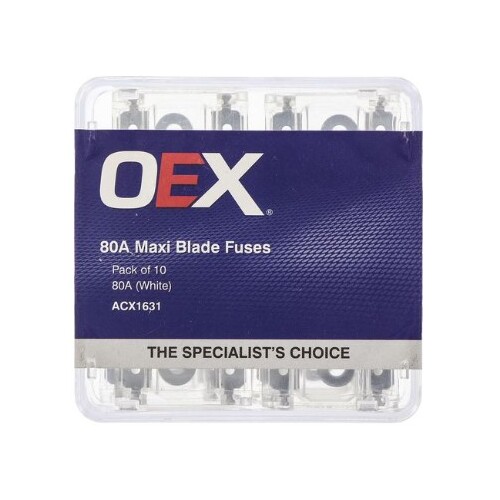 ACX1631 - OEX Maxi Blade Fuse, 80A White - Pack of 10