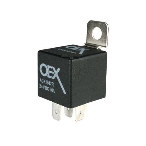 Mini Relay 24V Normally Open 20A - Resistor Protected