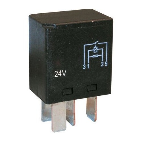 OEX Micro Relay 24V Normally Open 15A - Resistor Protected