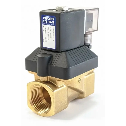 2" BSP Brass Normally Closed Solenoid Valve 0.7-16 Bar 12v DC NBR