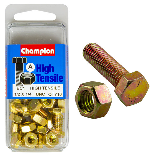 1/2x1/4 Fully Threaded Set Screws & Nuts