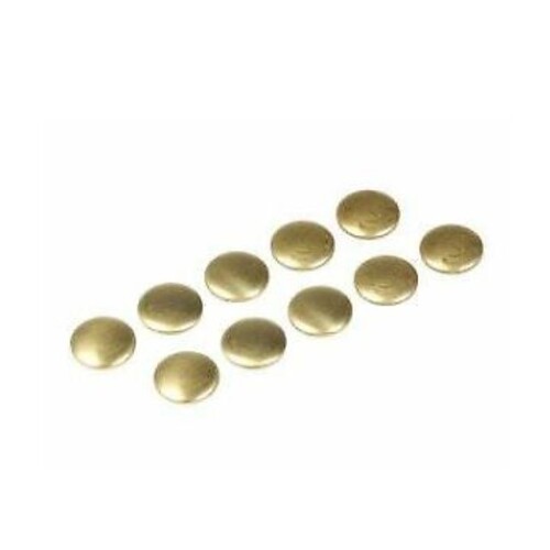 Brass Cup 25Mm Welch Plug 10 Pack