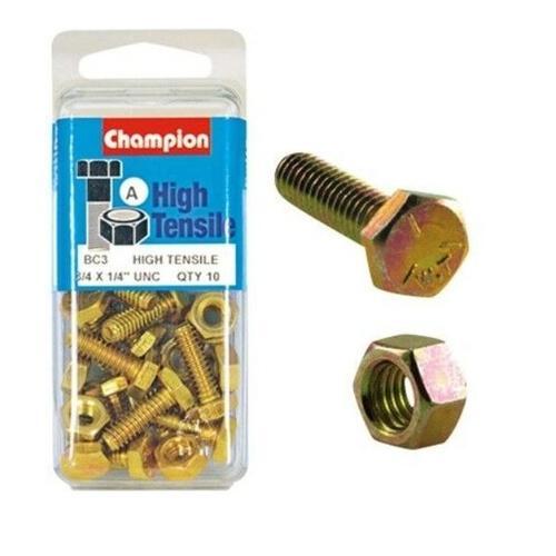 3/4x1/4 Fully Threaded Set Screws & Nuts