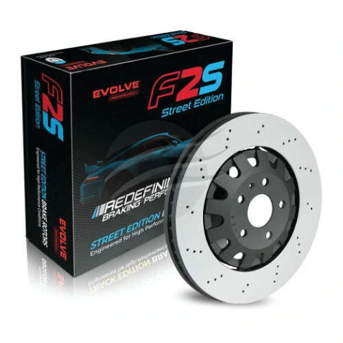 Evolve F2S Performance Rotor Audi Sq5 Front Left Drilled