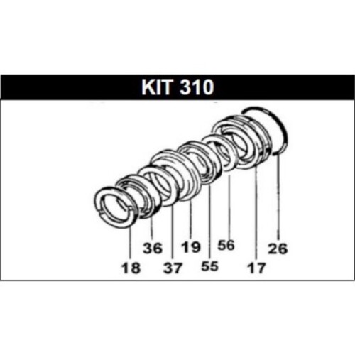 Major Seal Kit TTL 300BAR From Sin 15070568 C9/a1