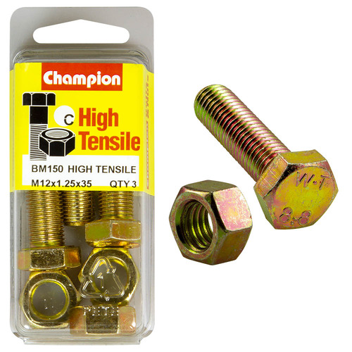 12x35x1.25 Fully Threaded Set Screws & Nuts