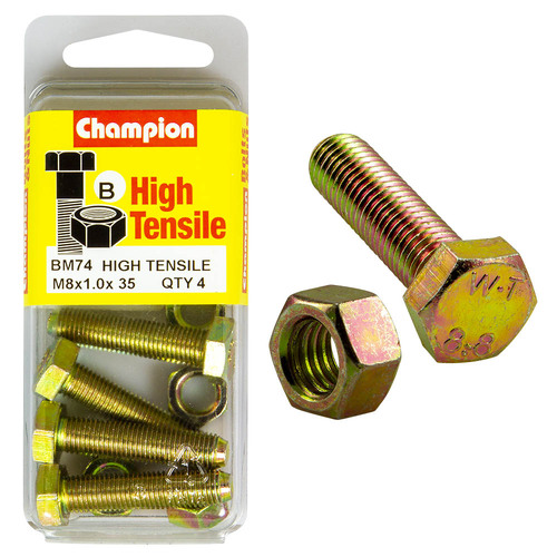 8x35x1.0 Fully Threaded Set Screws & Nuts