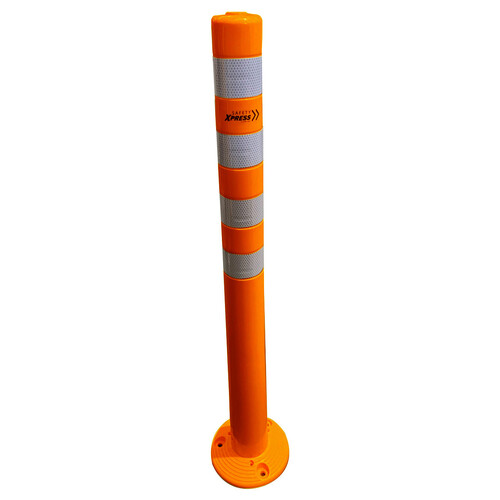 Bollard Super Flexible - 75mm x 1000mm -  Orange