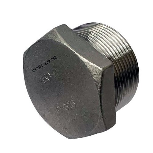 R25 Bsp Cl150 Hexagon Head Plug 316 (Solid)