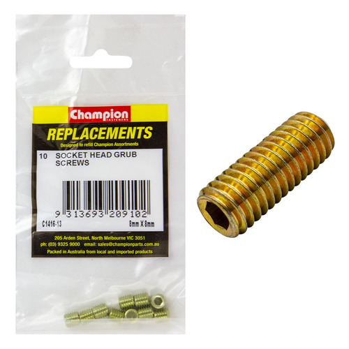 Socket Grub Screw M8 x 8mm