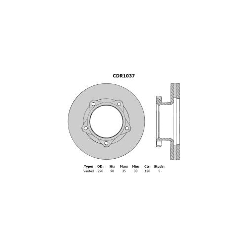 Disc Rotors FT Hino 616