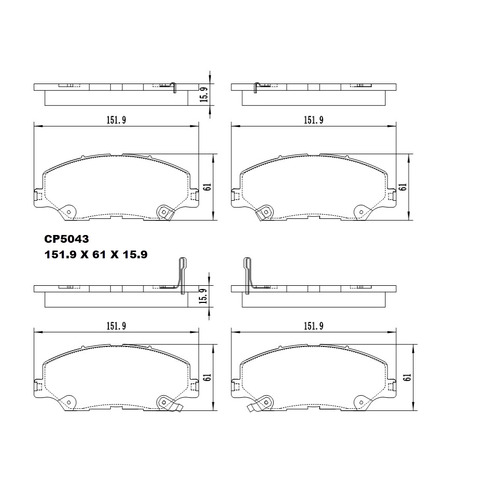 Front Brake Pads