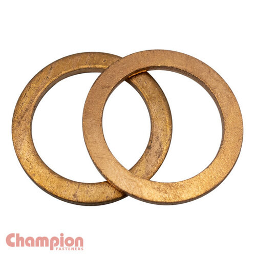 Washers Flat Copper M8 X 14 X 1.00Mm