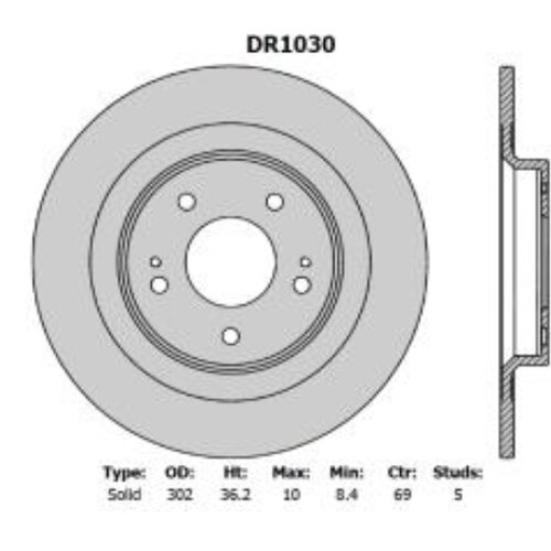 Disc Rotor Rear Protex