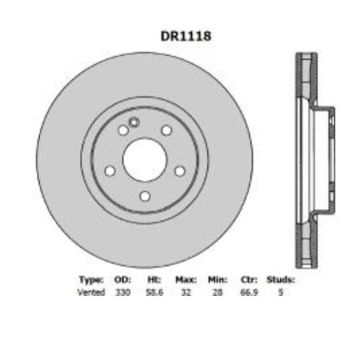 Ultra Disc Rotor Mercedes